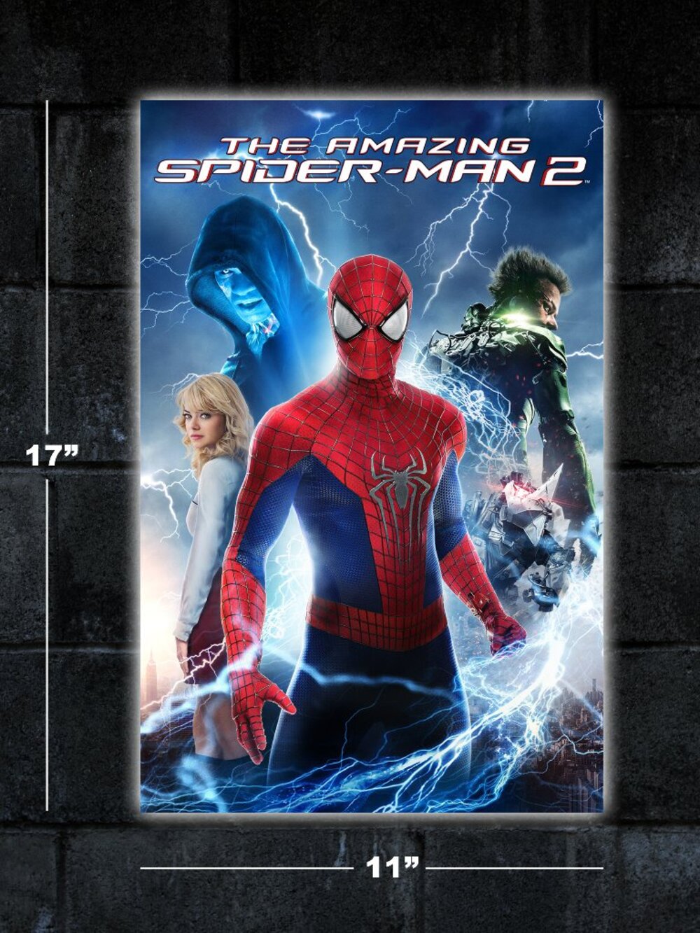 Amazing Spider-Man 2 poster - 11x17 wall art print merch marvel andrew garfield